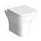 Brooklyn 500mm Stone Grey 2-In-1 Combined Wash Basin & Toilet  Standard Large Image