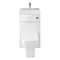 Brooklyn 500mm White Gloss 2-In-1 Combined Wash Basin & Toilet  Standard Large Image