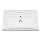 Brooklyn 600 Black Wall Hung 1-Drawer Vanity Unit with Thin-Edge Basin Profile Large Image