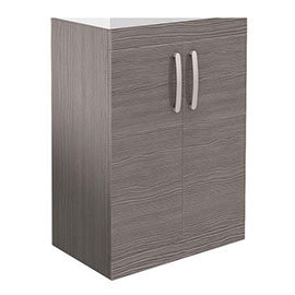 Brooklyn 600mm Grey Avola Floor Standing Vanity Cabinet (excluding Basin) Medium Image