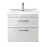 Brooklyn 600mm Grey Mist 2 Drawer Wall Hung Vanity Unit  Standard Large Image
