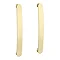 Brooklyn 600mm Natural Oak Vanity Unit with Brushed Brass Handles Feature Large Image