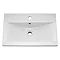 Brooklyn 600mm Natural Oak Wall Hung Double Drawer Vanity Unit Profile Large Image