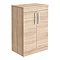 Brooklyn 605mm Natural Oak Worktop & Double Door Floor Standing Cabinet Large Image
