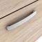Brooklyn 800 Natural Oak Wall Hung 1-Drawer Vanity Unit with Thin-Edge Basin Feature Large Image