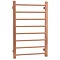 Brooklyn 800 x 500mm Rose Gold Straight Heated Towel Rail  Profile Large Image