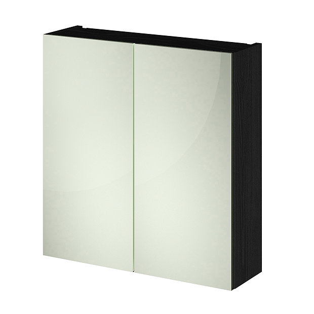 Black Mirror Cabinet - 2 Door | Victorian Plumbing