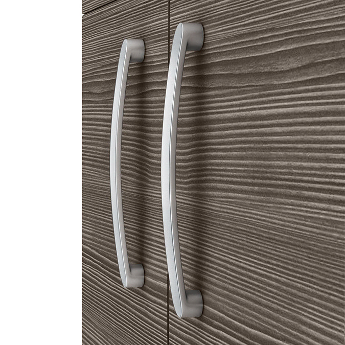 Brooklyn 800mm Grey Avola 2 Door Wall Hung Vanity Unit Profile Large Image