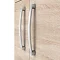 Brooklyn 800mm Natural Oak 2 Door Wall Hung Vanity Unit Profile Large Image