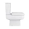 Brooklyn Bathroom Suite - Black with Chrome Handle - 500mm Wall Hung Vanity & Toilet Newest Large I