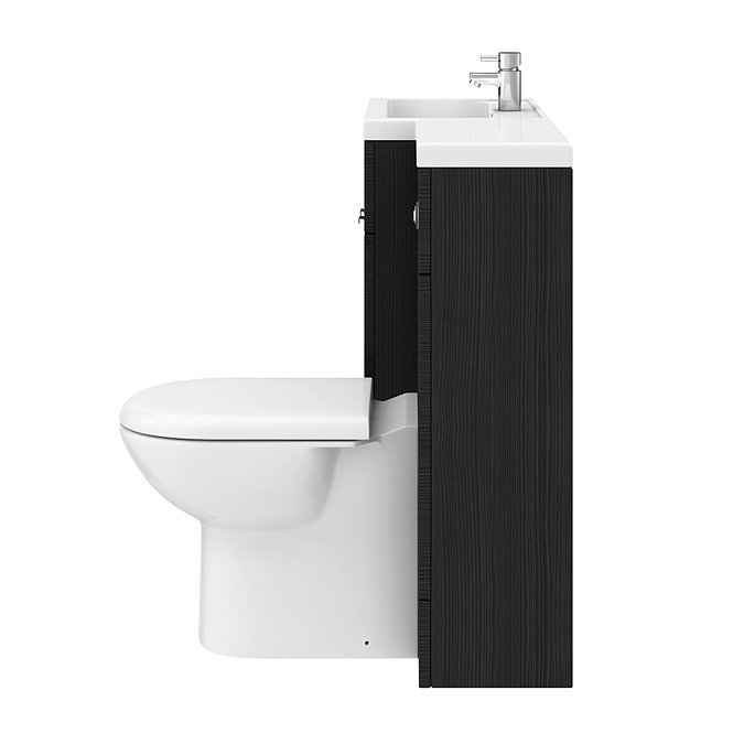 Brooklyn Black 1100mm Combination Furniture Pack  In Bathroom Large Image