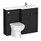 Brooklyn Black Combination Furniture Pack - 1100mm Wide  Feature Large Image