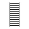 Brooklyn Black Nickel 1200 x 500mm Straight Heated Towel Rail