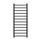 Brooklyn Black Nickel 1200 x 500mm Straight Heated Towel Rail