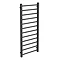 Brooklyn Black Nickel 1200 x 500mm Straight Heated Towel Rail  Profile Large Image