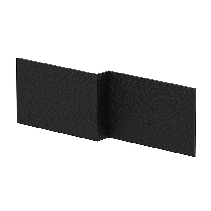 Brooklyn 1700 Black L-Shaped Front Bath Panel