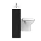 Brooklyn 1100mm Black Slimline Combination Furniture Pack additional Large Image