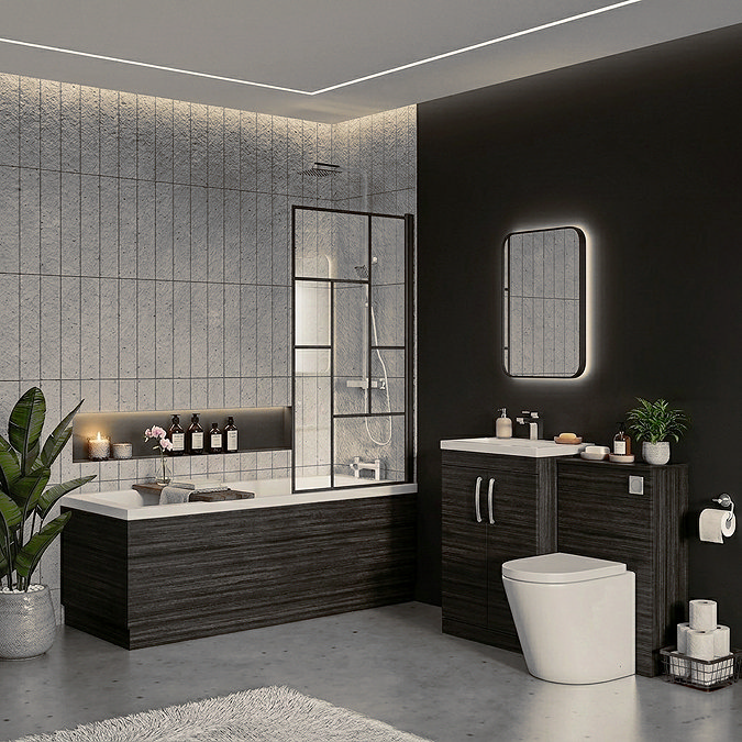 Brooklyn Black Vanity Bathroom Suite