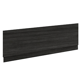 Brooklyn Black Wood Effect Bath Panel - Various Sizes Large Image