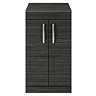 Brooklyn 505mm Black Worktop & Double Door Floor Standing Cabinet  Feature Large Image