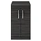 Brooklyn 505mm Black Worktop & Double Door Floor Standing Cabinet  Feature Large Image