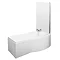 Brooklyn Brown Avola Bathroom Suite + B-Shaped Bath  Profile Large Image