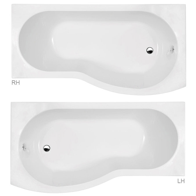 Brooklyn Brown Avola Bathroom Suite + B-Shaped Bath  Feature Large Image