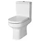 Brooklyn Brown Avola Bathroom Suite + B-Shaped Bath  In Bathroom Large Image