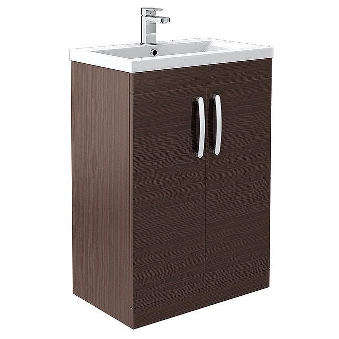 Brooklyn Brown Avola Vanity Furniture Package Profile Large Image