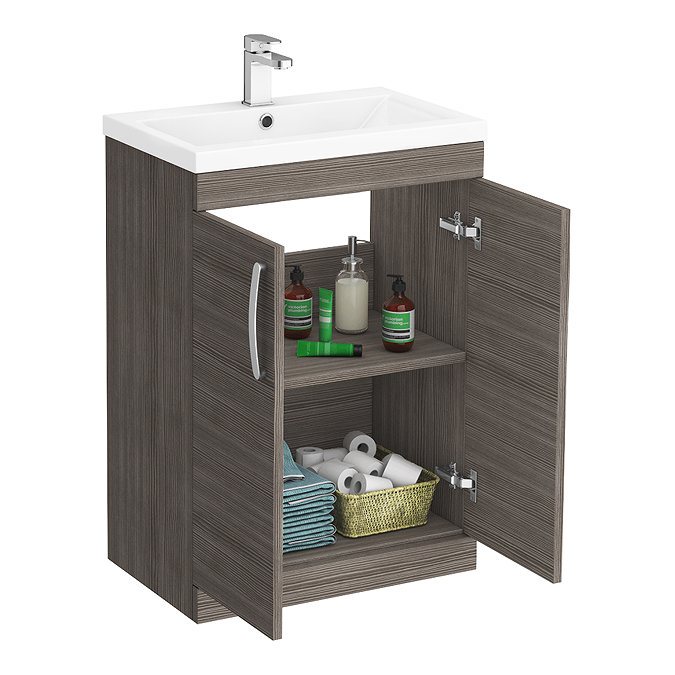 Brooklyn Cloakroom Suite (Grey Avola)  Standard Large Image