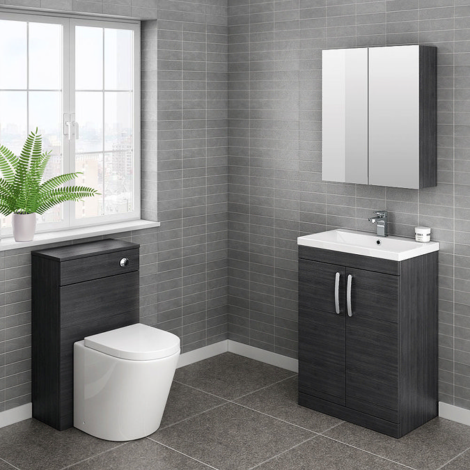 Brooklyn Cloakroom Suite (Hacienda Black) Large Image