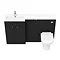 Brooklyn Black 1500mm Combination Furniture Pack  Feature Large Image