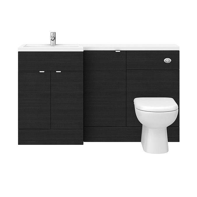 Brooklyn Black 1500mm Combination Furniture Pack  Standard Large Image