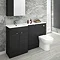 Brooklyn Black Combination Furniture Pack - 1500mm Wide Large Image