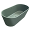 Brooklyn Double Ended Freestanding Bath Matt Green (1700 x 800mm) with Waste