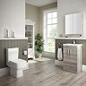 Brooklyn Driftwood Vanity Unit - Floor Standing 2 Door Unit 500mm  Standard Large Image