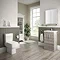 Brooklyn Driftwood Vanity Unit - Floor Standing 2 Door Unit 500mm  Standard Large Image
