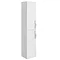 Brooklyn Gloss White Bathroom Suite with Tall Cabinet  Newest Large Image