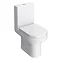 Brooklyn Gloss White Cloakroom Suite (Wall Hung Vanity + Toilet)  In Bathroom Large Image