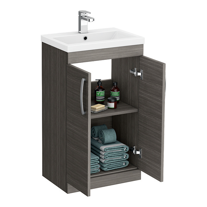 Brooklyn Grey Avola Bathroom Suite  Standard Large Image