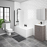 Brooklyn Grey Avola Bathroom Suite Large Image