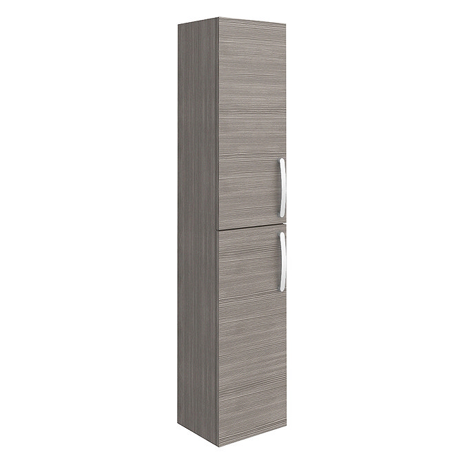 Brooklyn Grey Avola Bathroom Suite with Tall Cabinet  Newest Large Image