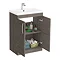 Brooklyn Grey Avola BTW Free Standing Bath Suite Newest Large Image