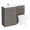 Brooklyn Grey Avola Combination Furniture Pack - 1100mm Wide  Profile Large Image