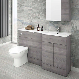 Brooklyn Grey Avola RH 1500mm Combination Furniture Pack Large Image