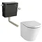 Brooklyn Grey Avola Modern Sink Vanity Unit + Toilet Package  additional Large Image