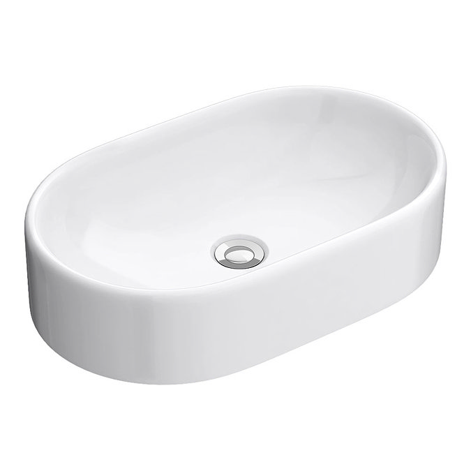 Brooklyn Wall Hung Countertop Basin Unit - Grey Avola - 605mm incl. Basin additional Large Image