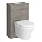 Brooklyn Grey Avola WC Unit incl. Cistern Frame, Flush Plate + Wall Hung Pan Large Image