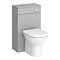 Brooklyn 500mm Grey Mist WC Unit with Cistern Large Image