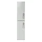 Brooklyn Grey Mist Wall Hung 2 Door Tall Storage Cabinet Standard Large Image